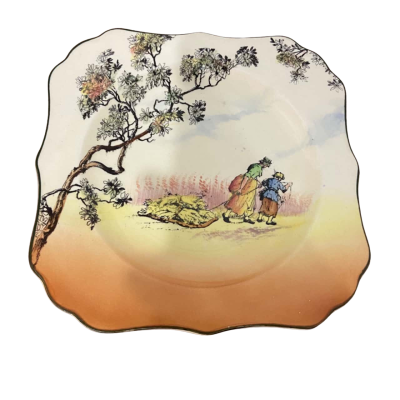 Vintage Royal Doulton " The Gleaners" Seriesware Dish 