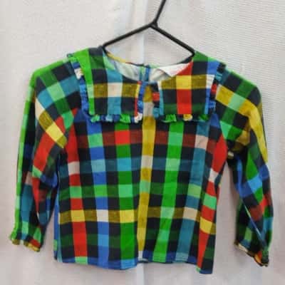  Gorman Play Ground Kids Size 6 Tops & T-shirts Checked / Multicoloured 