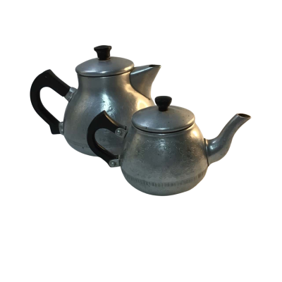 2 x Swan Teapots (England)