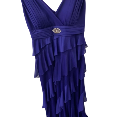  Womens  Size 14 Dress Blue / Purple 
