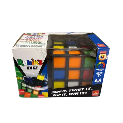 Rubik's Cage Board Game by Goliath | Family Puzzle Game | Ages 7+ | Boxed