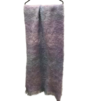 Vintage Handwoven Lilac Mohair Wide Scarf  One Size 