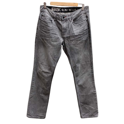 French Connection Mens Slim Fit Jeans Grey 