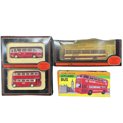 Vintage Die-cast EFE & NFIC busses