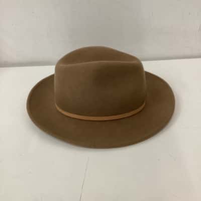 Will + Bear Wool Fedora Hat Brown Size M