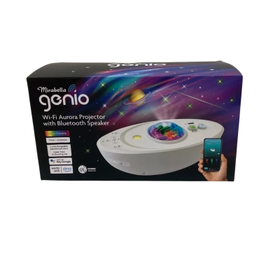 Mirabella genio Wi Fi Aurora Projector With Bluetooth Speaker 