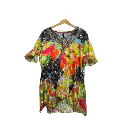TS, Womens, Size 16, multicolored patterned top