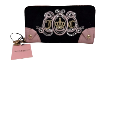 Juicy Couture Womens Wallet Black  / Pink  