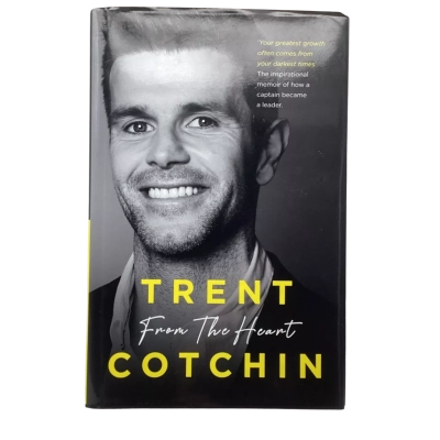 Signed copy “From the Heart” by Trent Cotchin with Glenn McFarlane - Hardcover