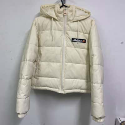 Ellesse Unisex  Size S Puffer Winter Jacket White 