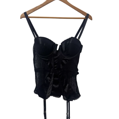  Seven 'til Midnight Womens  Size L Bodysuit Black  