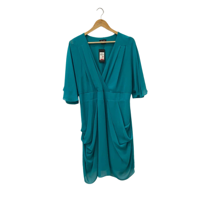 City Chic Womens Size M Cocktail Dress Peacock