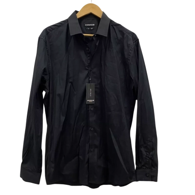 Connor Mens  Size L Long Sleeve Slim Shirt Black BNWT