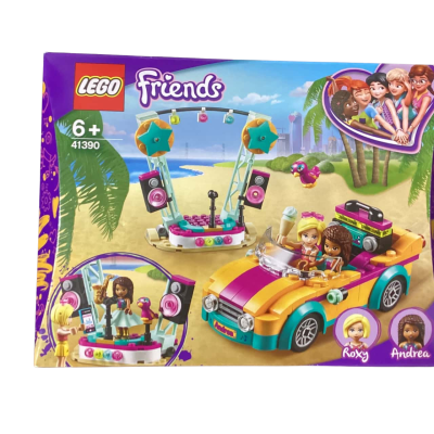 LEGO Friends Andrea’s Car & Stage Play Set #41390 - Factory Sealed