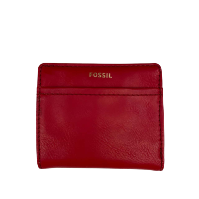 Fossil Womens Small Bi-Fold Wallet Red 