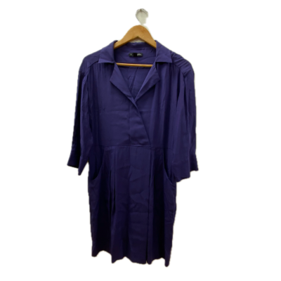 Saba Womens Dress Size 12 Purple Silk Blend