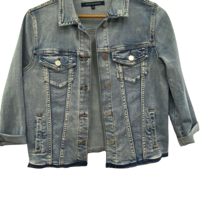 French Connection Womens  Size 10 Denim Jacket Blue 