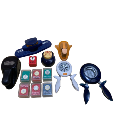 Assorted (12) Craft Hole Punch