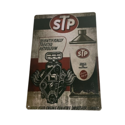 Brand New STP Metal Man Cave Aussie Car Sign #2270-1-pp