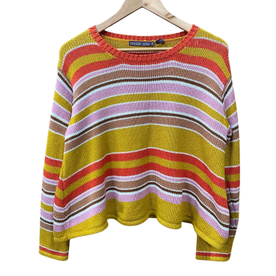 Mister Zimi Colourful Striped Knit Jumper Size M/L