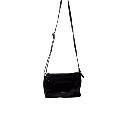 Joan weisz Cross Body Bag Black leather 