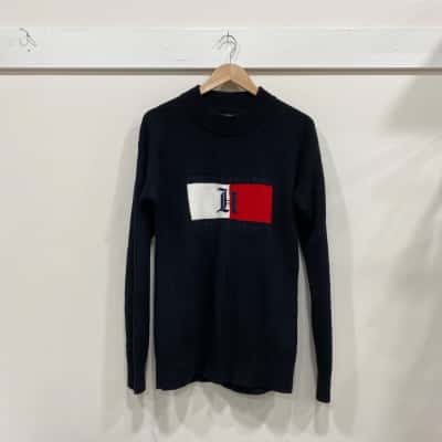 Tommy Hilfiger Mens  Size XS Jumper Navy Blue 
