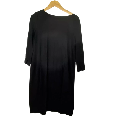 Veronika Maine Womens  Size 6 Long Sleeve Dress Black  