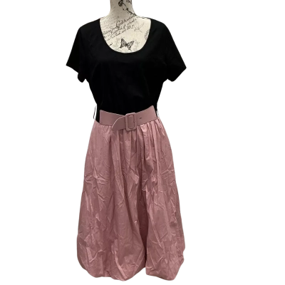 City Chic Womens  Size 16 Casual Dress Black  / Pink  