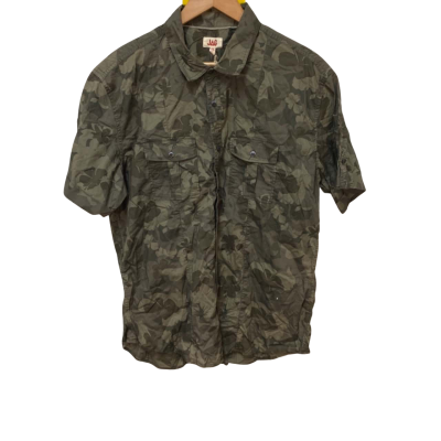 BNWT Jag Mens Size XXL Camouflage Short Sleeve Shirt 