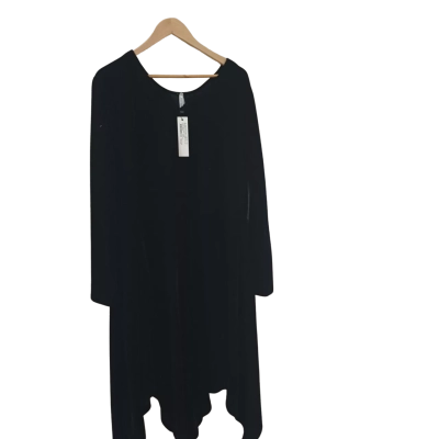 BNWT Black Friday Curve Fern Velvet Dress Black  