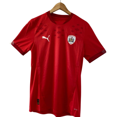 Puma DryCell Barnsley FC 2024-25 Home Football Authentic Shirt Men's Size Small/44-46EUR Chinese Red 