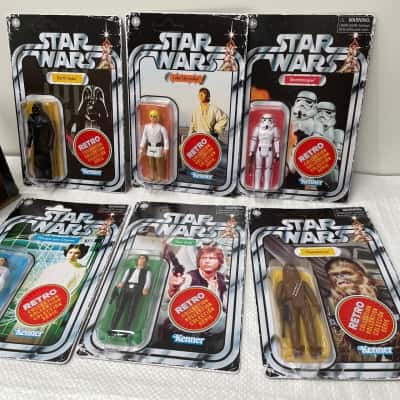 Star Wars new retro 6 figurines