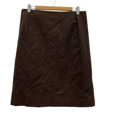 Witchery Women's Wool Blend Skirt Size 14 Brown 