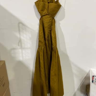 Sheike Unity Maxi Dress  Womens  Size 8 Brown RRP $299.99