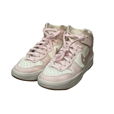 Women’s Nike Dunk High Up  Size 10 Trainers Pink  / White 