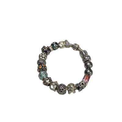 Pandora Moments Charm Bracelet With Seven 925 Silver Charms
