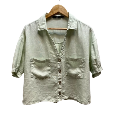 Sportsgirl Womens Pale Green Shirt Size 14  