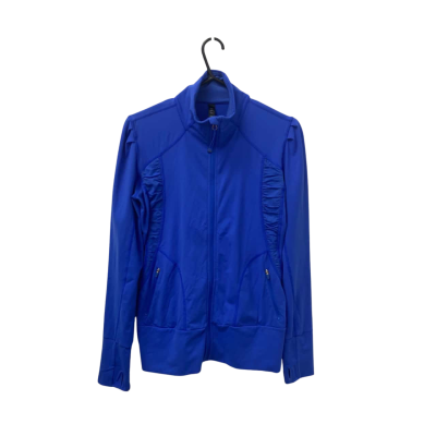 Lorna Jane Black Womens  Size M Blue Jacket 