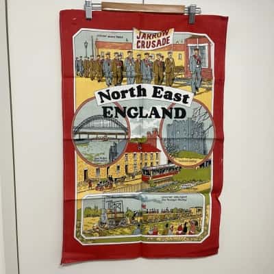 Decorative Tea Towel - Northeast England 