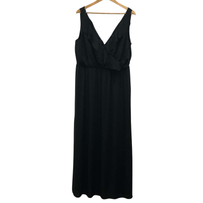 Forever New Womens  Size 16 Maxi Dress Black  