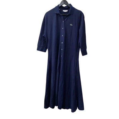 Lacoste Womens Size 38 Navy Blue Polo Dress 