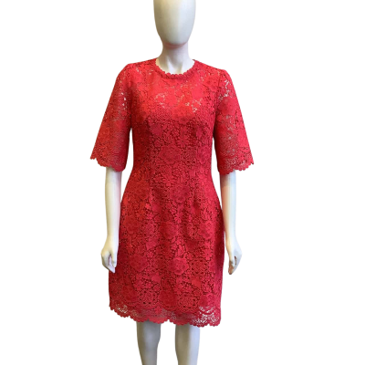 BNWT Anthea Crawford Women's Size 10 Madeline Dress Coral 
