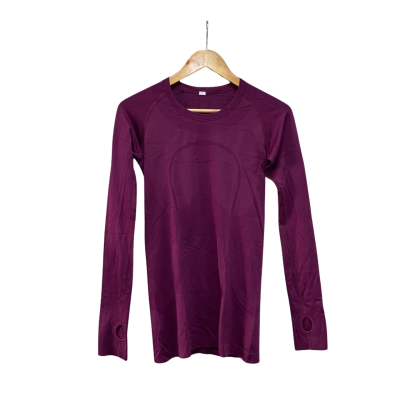 Lululemon Womens  Size S Long Sleeve Top Purple 