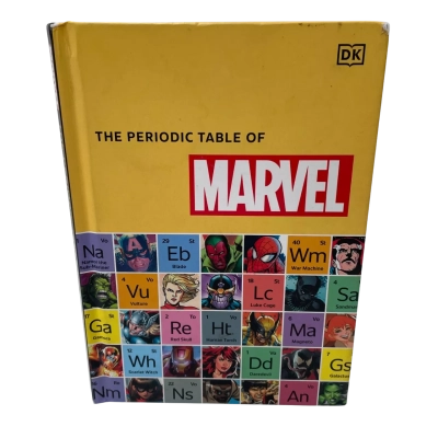 The periodic table of Marvel comic book heroes