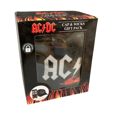 AC/DC Cap & socks gift pack - One Size 