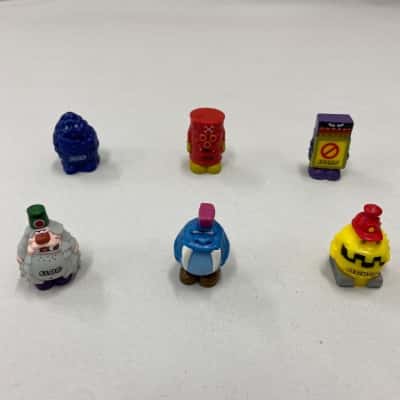1999 - Yowie Series 3 Full Set of 6 Limited Edition Mini Grumkins with Papers
