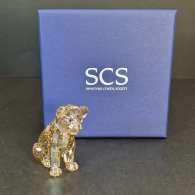 Swarovski Crystal Sitting Tiger Cub Figurine