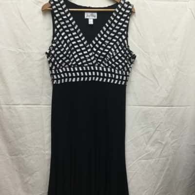 Joseph Ribkoff Womens Size 16 Black/ White Dress