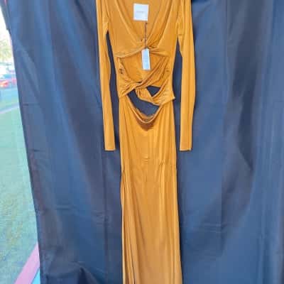 ROMY Marigold Twist dress