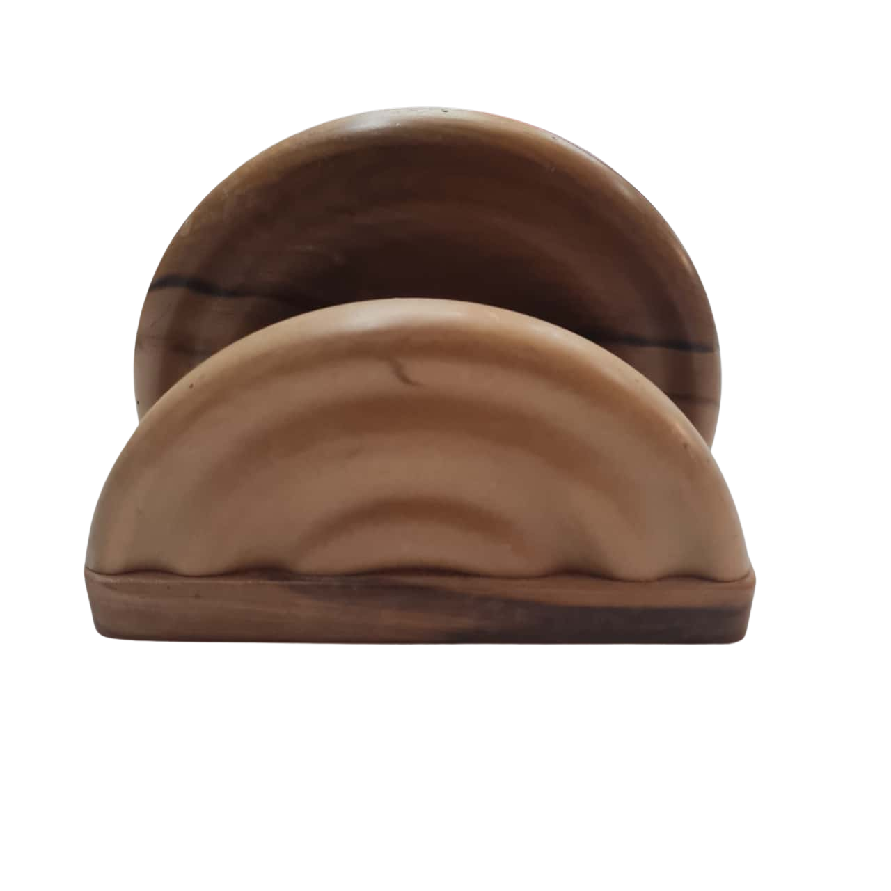 Carved Wooden Napkin Holder